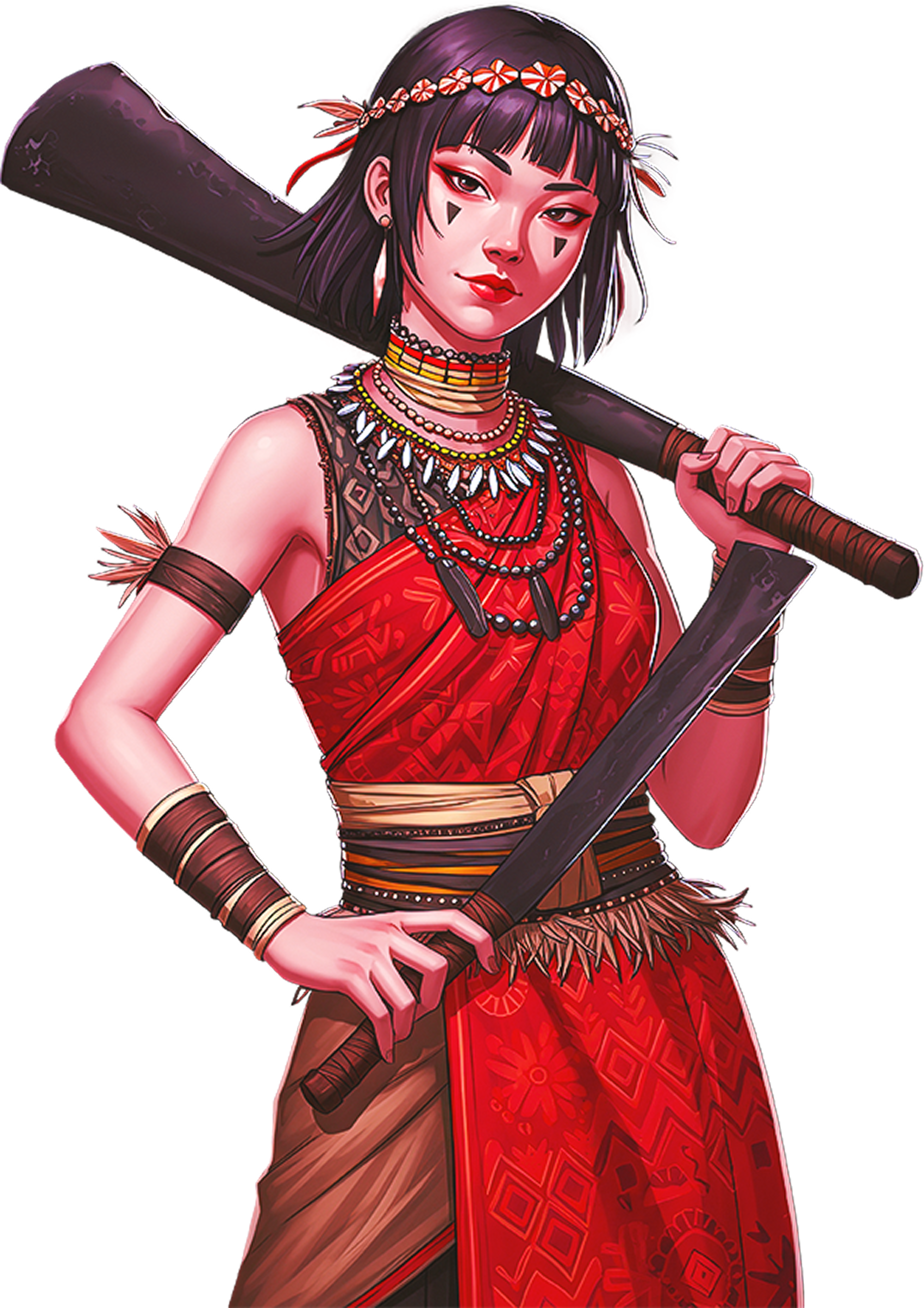 Cosplay asiatique style amazone